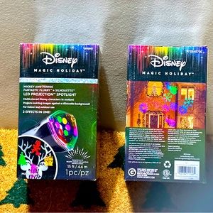 Two Disney LED Holiday Light Projectors-BUNDLE
